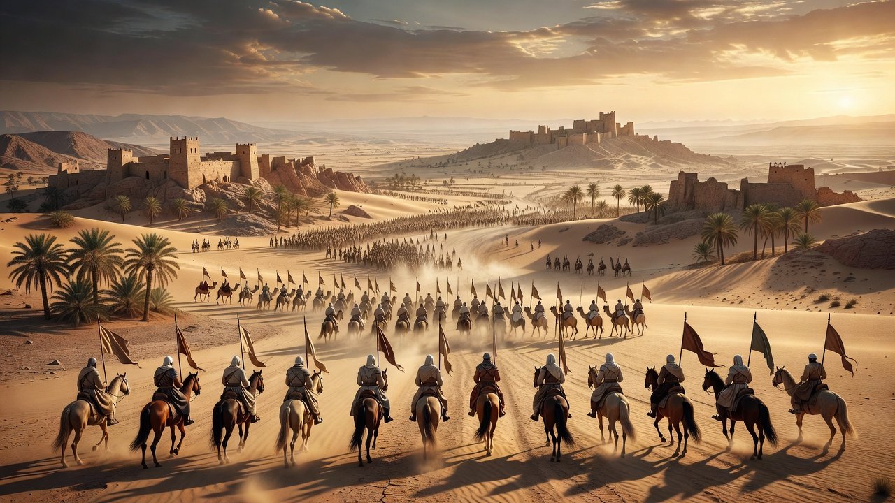 Timeline of major battles in Islamic history from Badr to Karbala