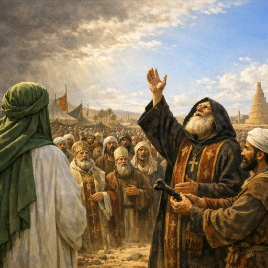 Imam Hasan Askari revealing the truth behind the rain miracle in Samarra